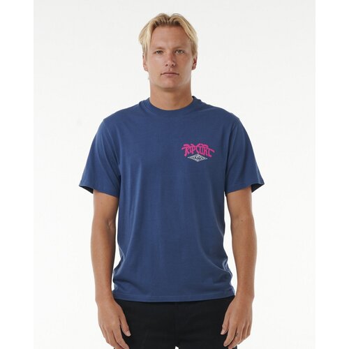 Rip Curl SHRED TILL DEAD TEE Washed Navy T-shirt Slike
