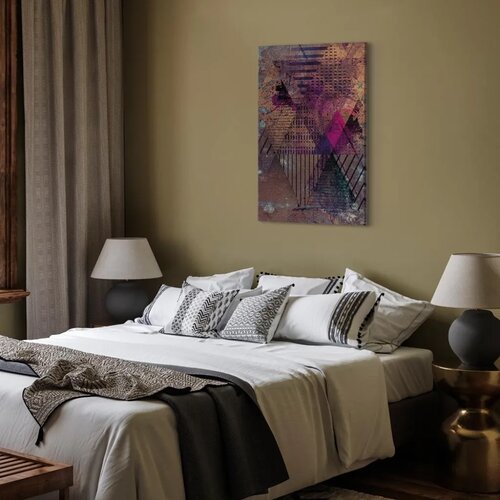  Slika - Honey Abstraction (1 Part) Vertical 20x30 Na talijanskom platnu Slike