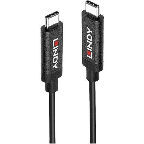 Lindy USB kabel USB 3.2 gen. 2 (USB 3.1 gen. 2) USB-C&reg; vtič\, USB-C&reg; vtič 5.00 m črna 43308, (20416252) Cene