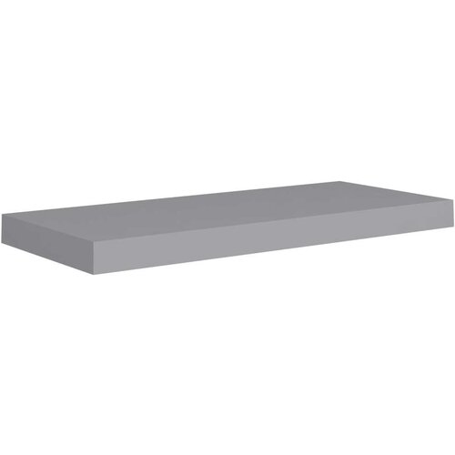 VidaXL Stenske police 2 kosa sive 60x23,5x3,8 cm MDF Slike