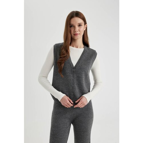 Defacto regular fit v-neck sweater Cene