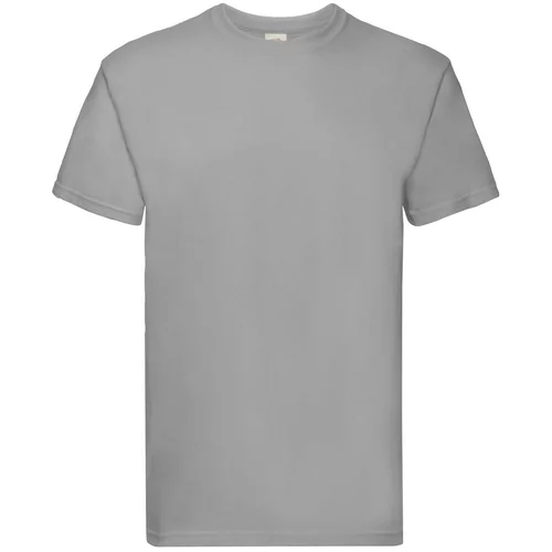 Fruit Of The Loom Super Premium Men's Grey T-shirt