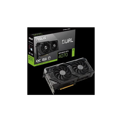 Asus VGA DUAL-RTX4070-O12GNVIDIA GeForce RTX 407012GB GDDR6X 192bit;HDMI,3xDP