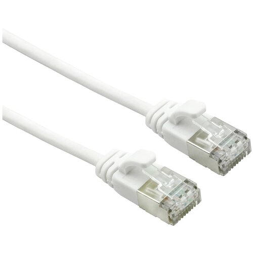 Roline 21.15.1713 RJ45 omrežni kabel\, patch kabel cat 6a f/utp 3.00 m bela 1 kos, (20420146) Cene
