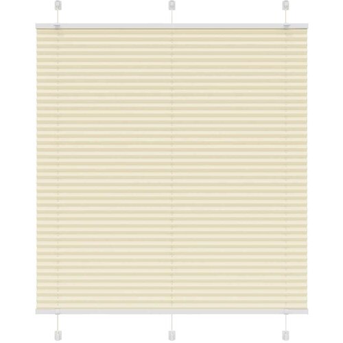 vidaXL plisirana žaluzija cream 115x150 cm širina tkanine 114,4 cm Cene