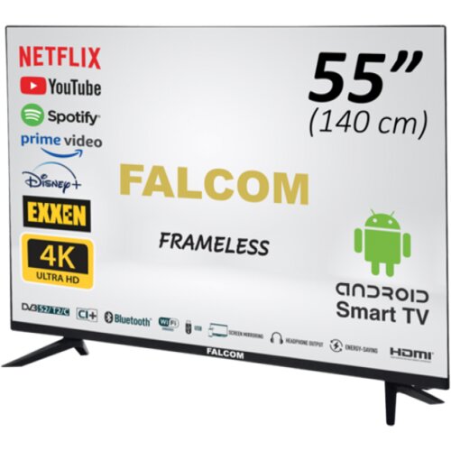 Falcom 55" FALCOM SMART UHD 4K TV 55LTF022SM (TV-55LTF022SM) Cijene