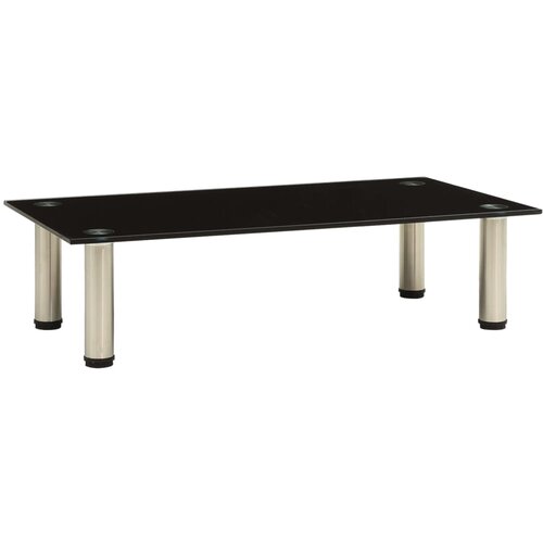 VidaXL TV stojalo črno 60x35x17 cm kaljeno steklo Slike