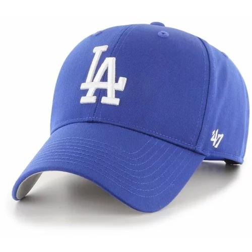 47 Brand MLB LOS ANGELES DODGERS RAISED BASIC MVP Klubska kapa, plava, veličina