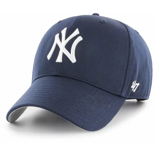 47 Brand MLB NEW YORK YANKEES RAISED BASIC MVP Klubska kapa, tamno plava, veličina
