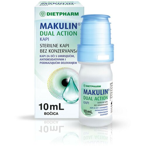 Dietpharm makulin dual action kapi za oči 10 ml Slike