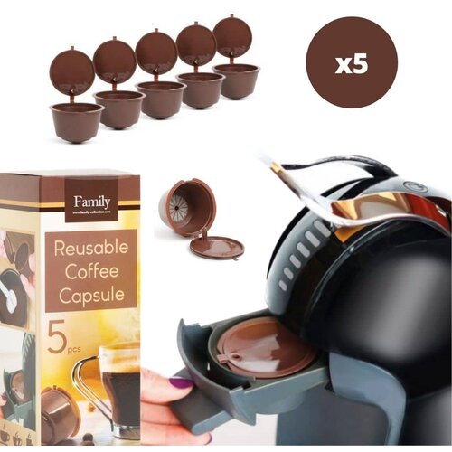 Family kapsule za Dolce Gusto za večkratno uporabo 5 kos Cene