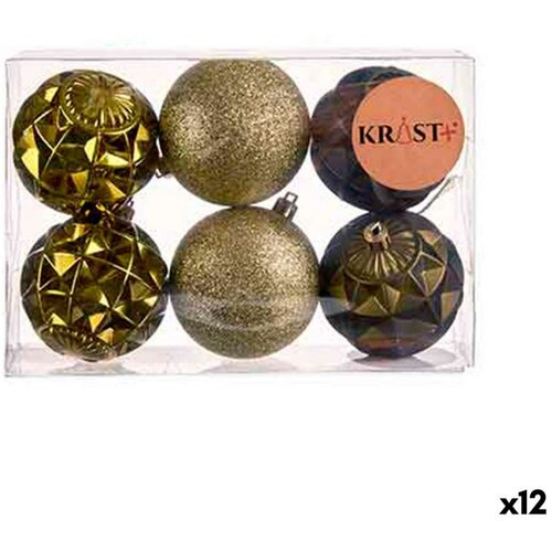  Set božićnih kuglica Ø 7 cm Zelena PVC (12 kom.) Cijene
