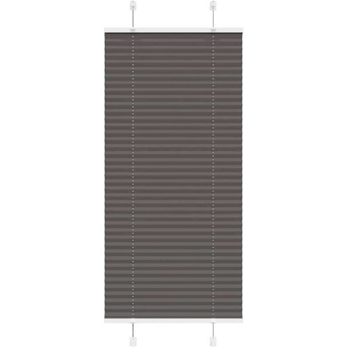vidaXL Plisirana žaluzija črna 65x150 cm Širina tkanine 64,4 cm Cene
