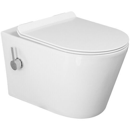 Armal viseča brezrobna WC &scaron;koljka z desko s počasnim zapiranjem Star Rimless, bela, 1039820 Cene