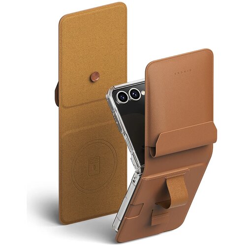 Ringke Magnetna denarnica Folio Grip za Samsung Galaxy Z Flip7 &ndash; rjava Cene