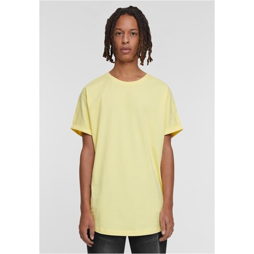 UC Men Men&amp;#039;s Long Shaped Turnup Tee T-Shirt - Yellow Slike