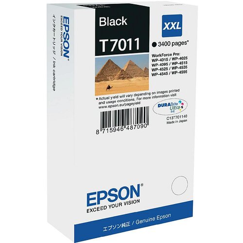Epson kartuša T7011 XXL (črna), original Cene
