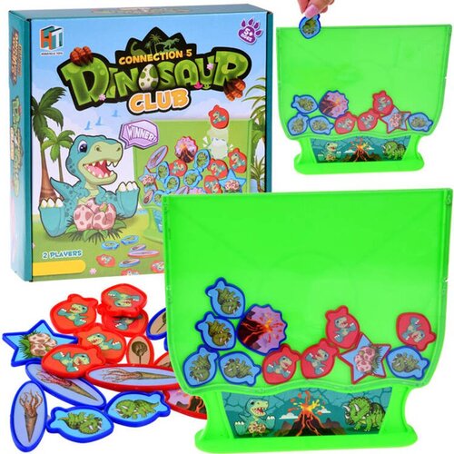  Strate&amp;scaron;ka igra Spoji 5 dinosaura za 2 igrača Slike