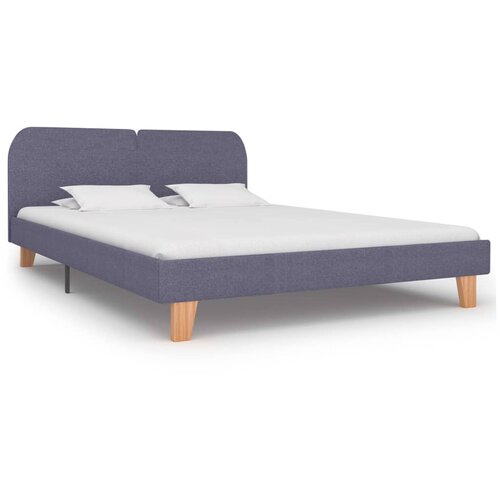 VidaXL okvir za krevet od tkanine svjetlosivi 180 x 200 cm Slike