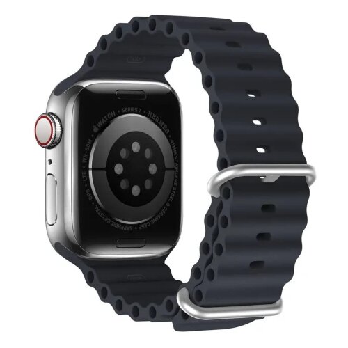 Dux ducis Ocean Wave - sport silicone strap for Apple Watch 38/40/41mm graphite Cijene