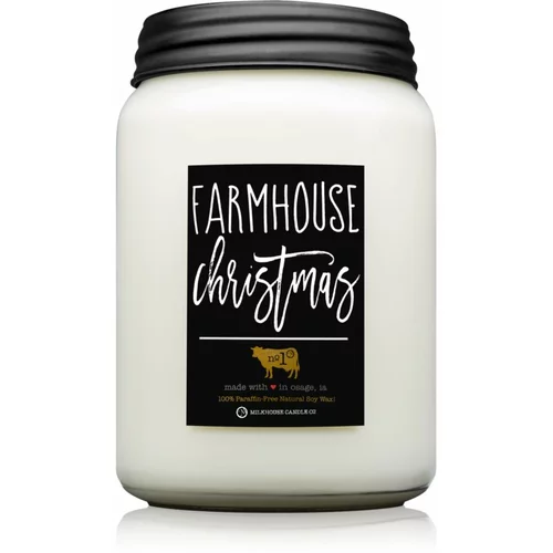 Milkhouse Candle Co. Farmhouse Christmas dišeča sveča Mason Jar 737 g