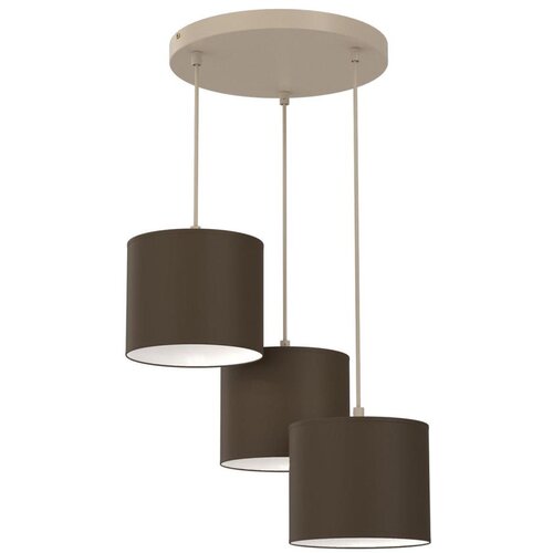  Luster na sajli ARDEN 3xE27/15W/230V prečnik 30 cm bež/braon Slike