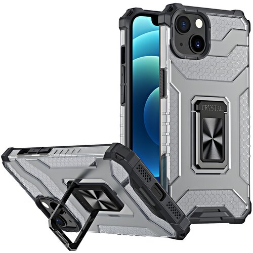 IZMAEL.eu Futrola Crystal Ring Case za Apple iPhone 13 - Crna Cene