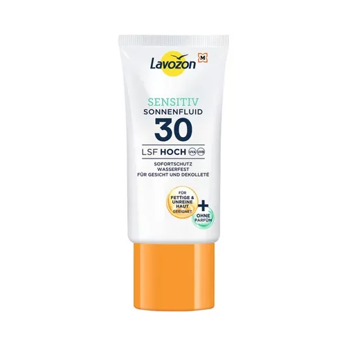 LAVOZON Fluid za sončenje za občutljivo kožo ZF 30