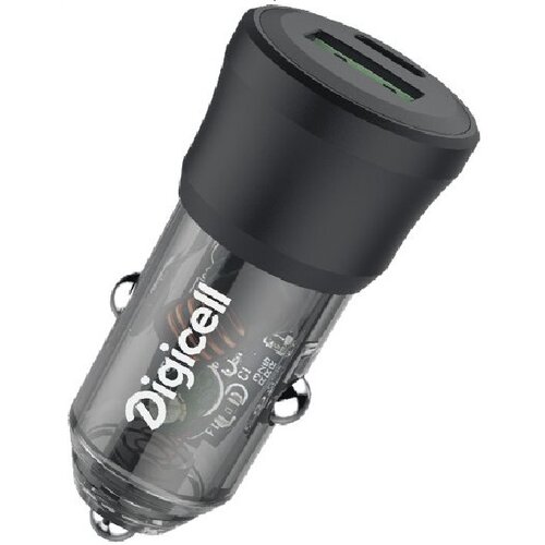  Digicell Transparent Car Charger Set Type C A+C 48W auto punjač Cijene