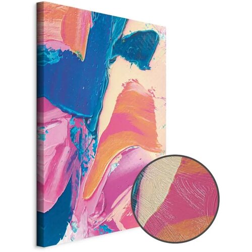  Slika - Energetic Shapes - Dynamic Oil Paint Composition on Canvas 20x30 Cijene