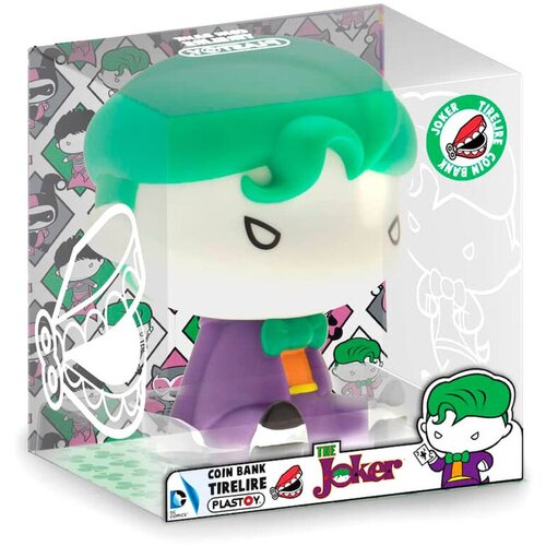 DC Comics Justice League Chibi Bust Bank The Joker 17 cm Plastoy Comics Banks, (20850415) Slike