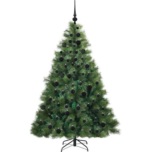 VidaXL Umjetno božićno drvce s stalakom Zelena 180 cm PE i PVC Slike