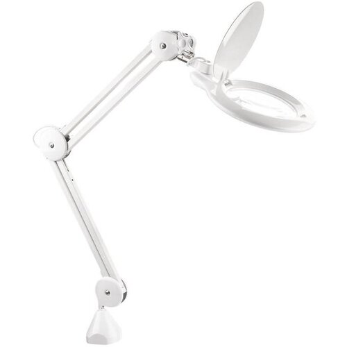 Extol LED prigu&amp;scaron;iva stona lampa sa lupom LED/10W/230V bela Slike
