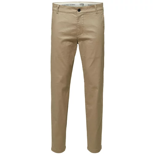 Selected Homme Chino hlače 'Buckley' tamno bež