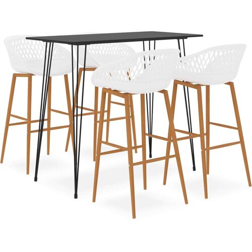  5-dijelni barski set crno-bijeli Cijene