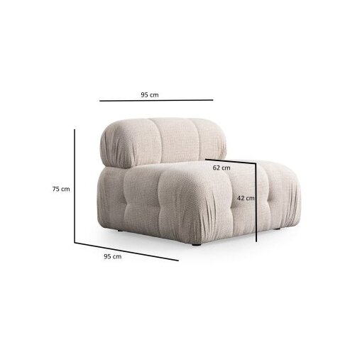 Atelier Del Sofa fotelja petite O1 cream Cene