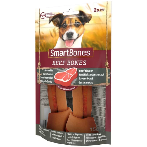 SmartBones prigrizki po posebni ceni! - žvečilne kosti za srednje velike pse - govedina 2 kosa