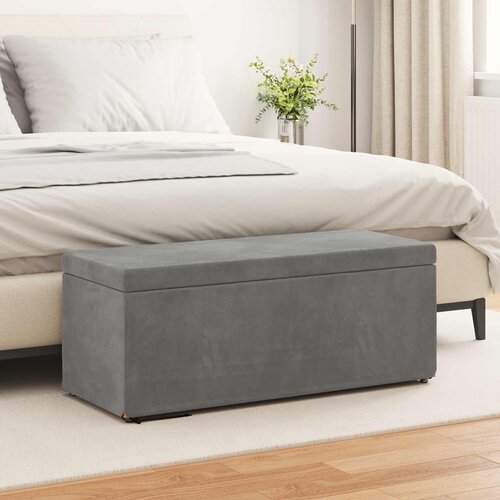  Stolica Tamno siva 101 x 41 x 40 cm Svileni i Fino Radeći Drvo Cene