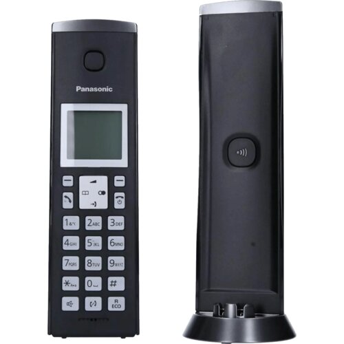 Panasonic Telefon brezžični, DECT/GAP, 1.5&amp;quot; LED zaslon, črna - KX-TGK210FXB Slike