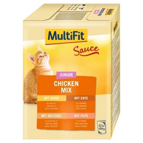 MultiFit Cat Junior piletina mix u umaku 12x100 g Cijene