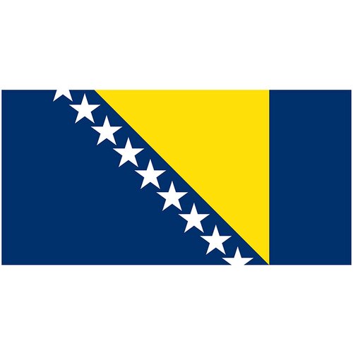 BOSNA in Hercegovina zastava 140x70 cm z žepom za drog Slike