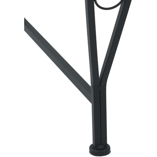  Klupa pod drvetom 8-Broj sjedala &amp;Oslash; 160 x 89 cm Čelik Crna Slike
