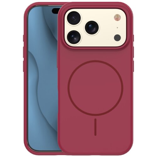 Onasi Mat Liquid silikonski ovitek z MagSafe za iPhone 17 Pro Max - rdeč Cene