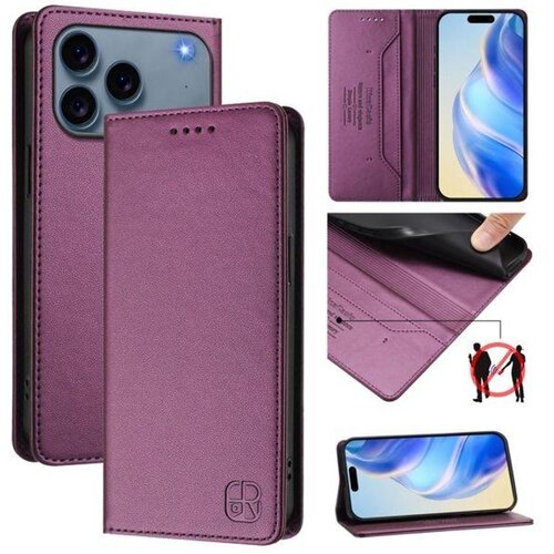 Chameleon Preklopna torbica (WRC) za Apple iPhone 17 Pro Max, vijolična Slike