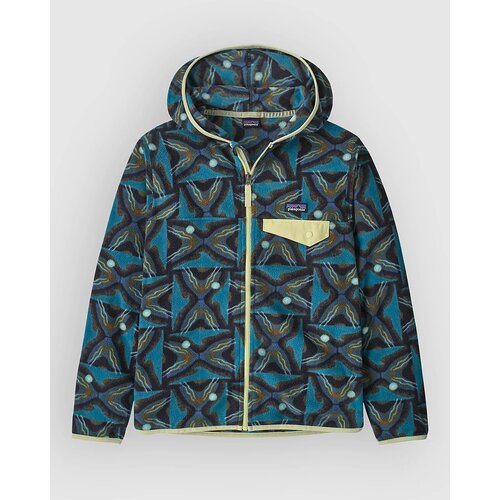 Patagonia Micro D Snap Kids Jopa s kapuco deep freeze / black Cene
