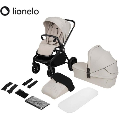 Lionelo otro&scaron;ki voziček 3v1 mika&trade; plus beige sand Cene