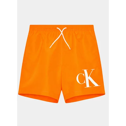 Calvin Klein Swimwear Kopalne hlače KV0KV00023 Oranžna Regular Fit
