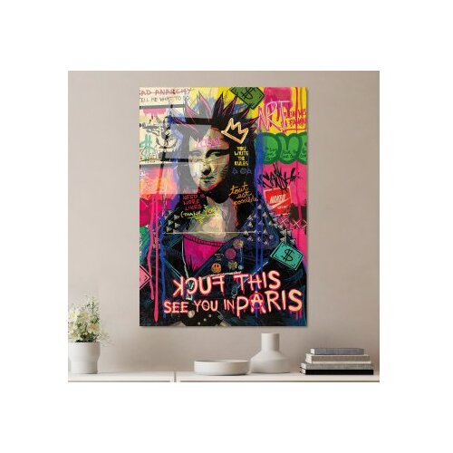 Wallxpert Slika od kaljenog stakla 70x100cm Slike