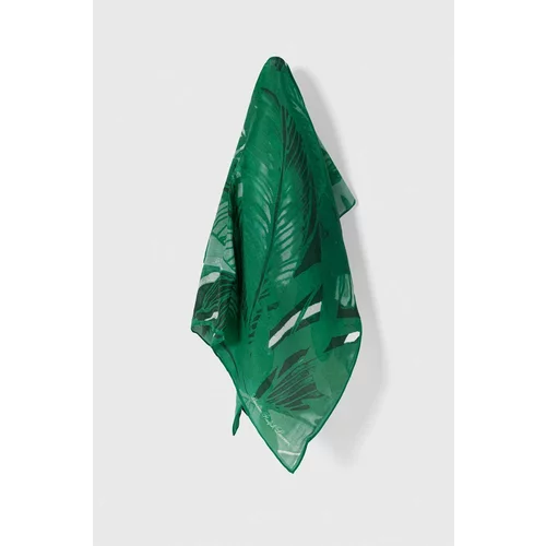 Polo Ralph Lauren Rutica s primesjo svile zelena barva
