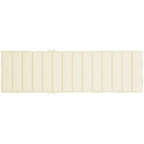  Jastuk za ležaljku krem 200 x 60 x 3 cm od tkanine Oxford Slike